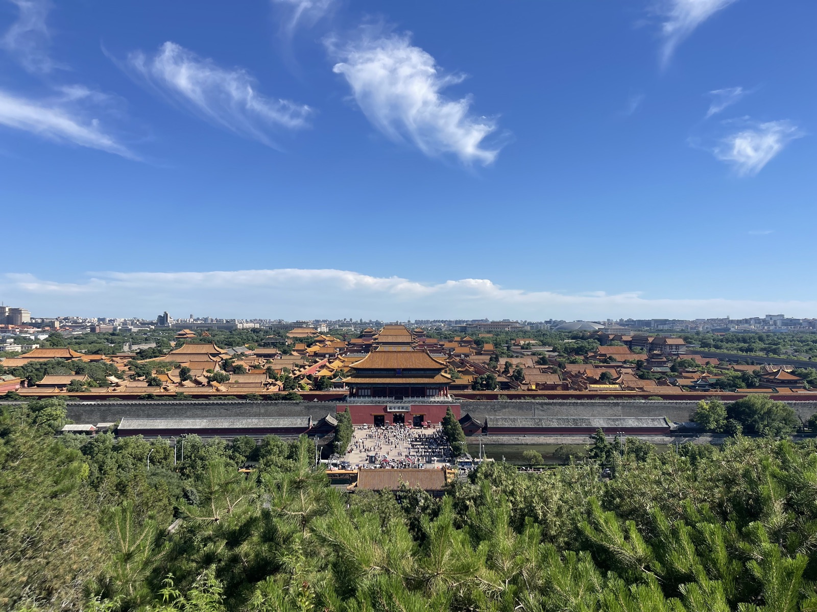 The Forbidden City seen from Jingshan Hill, Beijing